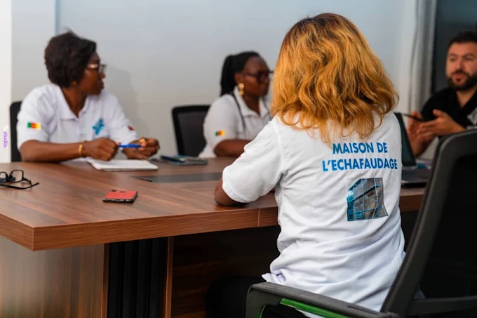 Équipe SkyBuild échafaudage Douala Cameroun