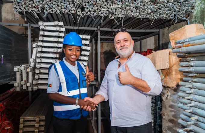 Équipe SkyBuild échafaudage Douala Cameroun