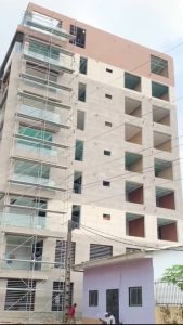 Échafaudage bâtiment construction Douala Cameroun